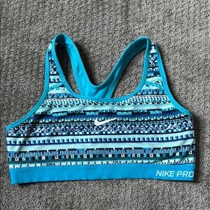 Nike Pro Blue Sports Bra
